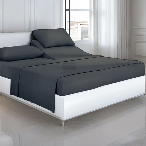 Miniatura 24 de Cottingon Juego de sábanas de 4 piezas para camas ajustables, 100% algodón egipcio de 28 pulgadas, hojas de cabeza flexible para dormir con números