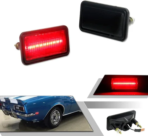 Miniatura 11 de para 1968 1969 Chevrolet Camaro Impala Nova Corvette El Camino Caprice Chevelle Luz de Marcador Lateral de Parachoques Delantero, Faro Antiniebla