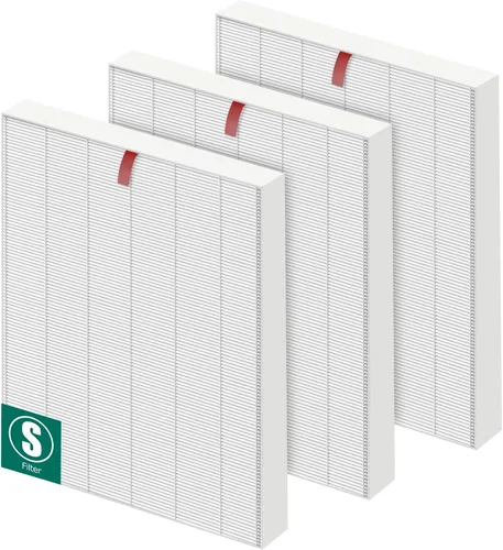 Filtro de reemplazo C545 S para purificador de aire Winix C545, reemplaza 1712-0096-00 2522-0058-00, paquete de 3 filtros H13 Ture HEPA de Blanco