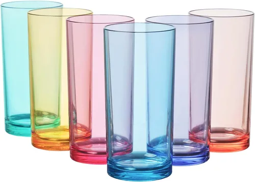 Miniatura 10 de Vasos US Acrylic Clásicos de Plástico Transparente Reutilizables (Juego de 6) 12 onzas Tazas Rocks Vasos sin BPA, Fabricados en EE. UU. Aptos