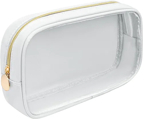 Miniatura 9 de KOTORA Bolsa de maquillaje transparente, bolsa de cosméticos, pequeña bolsa pequeña, bolsa de aseo aprobada por la TSA, bolsas de aseo