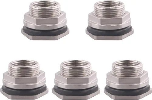 Miniatura 10 de DERNORD 1" colocaciones de mamparo del acero inoxidable del conector del tanque de agua del tabique femenino