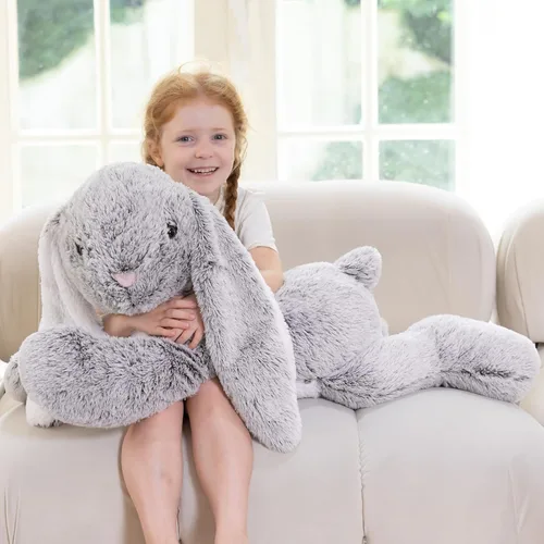 Miniatura 22 de BENINY Juguete de Peluche Grande de Ajolote Azul, Animal de Peluche Gigante de Ajolote de 39", Juguetes Grandes Regalo para Niñas Niños, Almohada