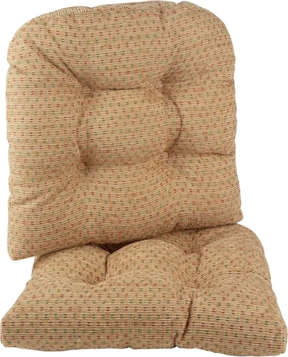 Miniatura 43 de Klear Vu Gripper Overstuffed - Cojines universales antideslizantes para silla de comedor para decoración de cocina o uso de oficina, almohadilla