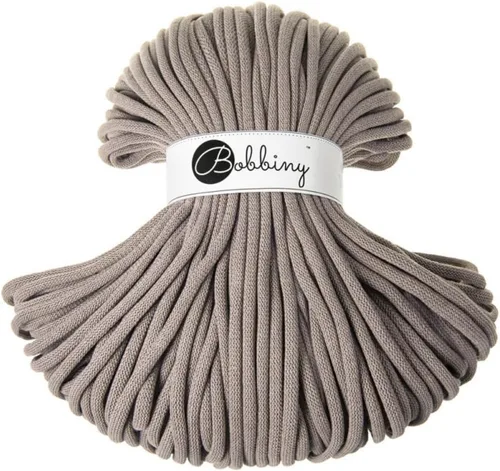 Miniatura 14 de Bobbiny - Cordón trenzado jumbo de 9 mm para macramé (color rojo vino), 108 yardas/330 pies