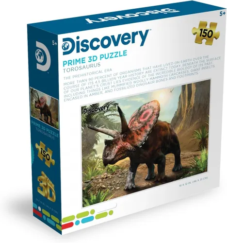 Miniatura 3 de Prime 3D Discovery Dinosaurios Rompecabezas 3D de 150 piezas para niños Tamaño acabado de 18 x 12 pulgadas Desafiante y divertido