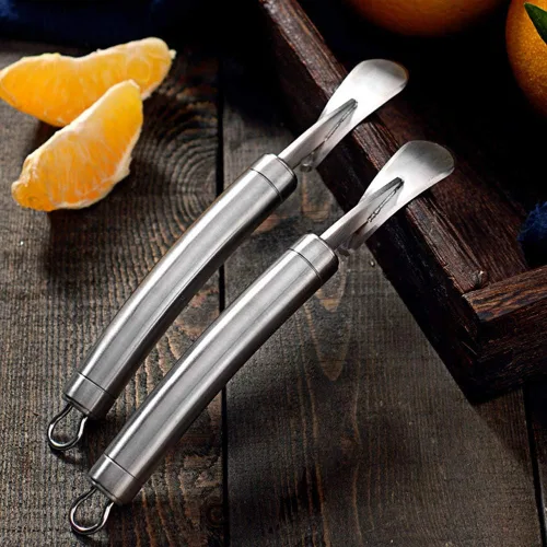 Miniatura 6 de Naranja Citrus Peelers 304 Cortador de Acero Inoxidable Cortador Peeler Removedor Abridor Fruta Herramientas Gadget Cocina