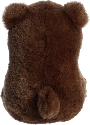 Miniatura 4 de Aurora® Round Rolly Pet™ Brambles Brown Bear™ - Adorables compañeros - Diversión sobre la marcha, marrón, 5 pulgadas