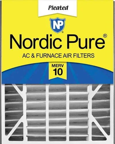 Miniatura 29 de Nordic Pure 20x25x5 (tamaño real: 19 3/4 x 24 1/4 x 4 7/8) Filtro de CA Air Bear MERV 13 Plus Carbon 4 Pack