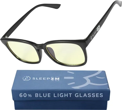 Miniatura 25 de Sleep ZM Blue Light Blocking & Light Sensitivity Glasses - 8 Lens Types for Comfort, Relaxation, Sleep & Relief - 50+ Styles