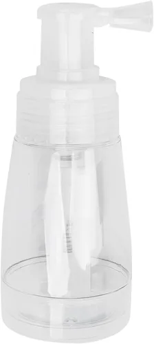 Miniatura 2 de Botella de spray de polvo para el cabello, botella de spray recargable vacía transparente, herramienta de peinado para el cabello, contenedores