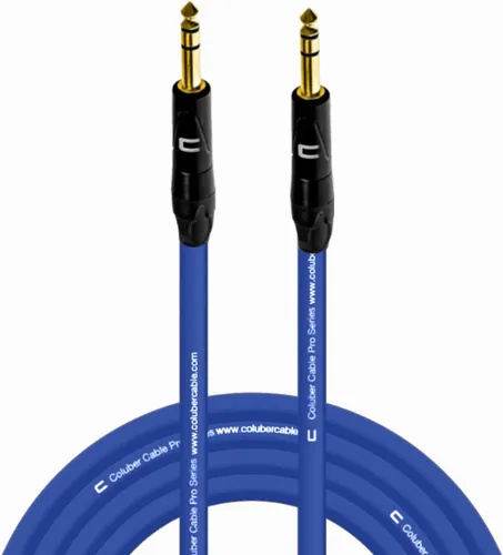 Miniatura 13 de Cable TRS de 1/4 pulgadas, 1/4 pulgadas TRS a 1/4 pulgadas (6.35mm) estéreo balanceado, de conector macho a conector macho para altavoces