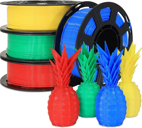 Miniatura 45 de Bblife - Filamento PLA multicolor de arcoíris, brillante, cambia rápidamente de color y tiene un efecto sedoso, material para impresión 3D, 2.2