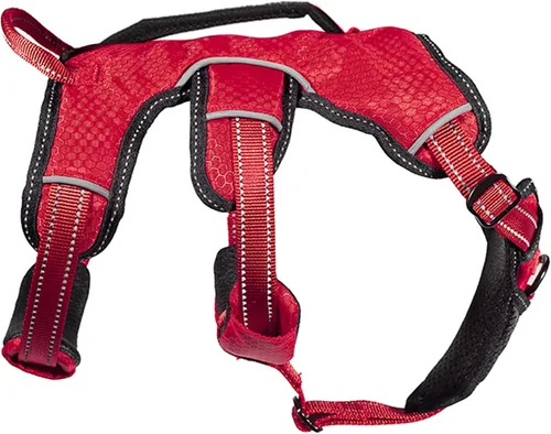 Miniatura 7 de Tuff Pupper Arnés para perro sin escape a prueba de escape, arnés ajustable de 5 puntos para perros, arneses acolchados para perros, arneses