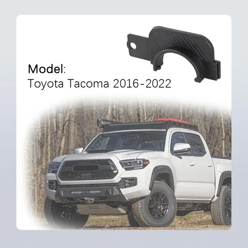 Miniatura 3 de HAOBO Soporte para tapa de gasolina compatible con Toyota Tacoma 2016-2024 3ª generación, accesorios exteriores automotrices, tapa de depósito