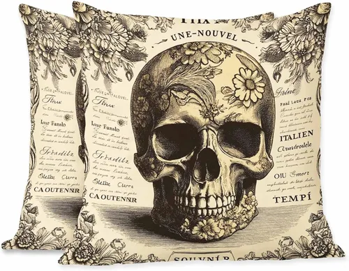 Miniatura 28 de Juego de 2 fundas de almohada decorativas con diseño de mapa del mundo, geografía terrestre y marítima con etiquetado, para el hogar, sofá, silla