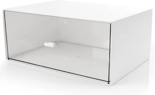 Miniatura 12 de Organizador de cajones de escritorio, cajones de almacenamiento apilables, caja de almacenamiento de escritorio compacta de plástico, ideal