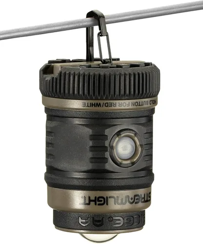 Miniatura 2 de Linterna Streamlight 44941 Siege AA de 200 lúmenes con LEDs blancos y rojos para acampar y emergencias, color Coyote LED blanco y rojo