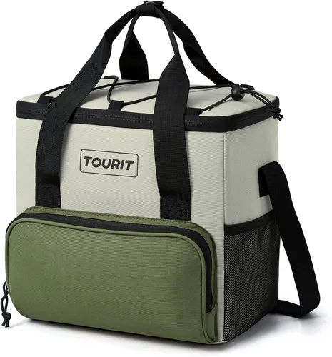Miniatura 14 de TOURIT Bolsa de enfriador suave pequeña aislada, bolsa de enfriador de almuerzo de 24/35/46 latas, caja de hielo, enfriadores portátiles y a prueba