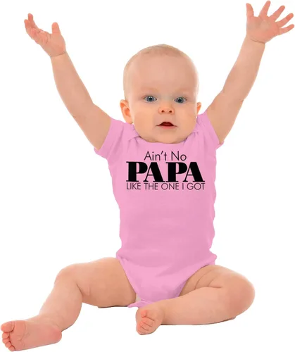 Miniatura 3 de Brisco Brands Ain't No Papa Like The One I Got Baby Romper Niños o Niñas