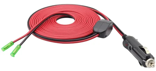 Miniatura 11 de Paquete de 2 adaptadores de enchufe macho de encendedor de cigarrillos de 12 voltios con cable de cables de luz LED y cable de 16 AWG para enchufe