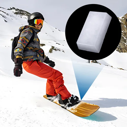 Miniatura 7 de Cera de snowboard y esquí - Cera universal para bloque de nieve - Cera de carreras de esquí y snowboard para proteger los accesorios de esquí