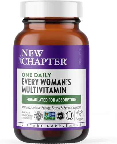 New Chapter Every Woman's, One Daily Multi, Tabletas multivitamínicas, NCH03089, Default, 1, 1