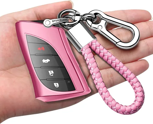 Miniatura 2 de Funda compatible con llavero Lexus con llavero TPU suave de protección de 360 grados para llave inteligente UX200 LS500 LS500H LC500 LC500h ES300h
