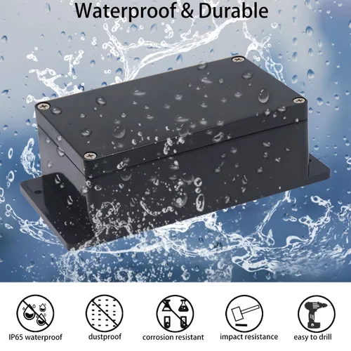 Miniatura 6 de Project Box IP65 Caja de Conexiones Impermeable de Plástico ABS Cajas Eléctricas Caja de Proyecto Electrónico DIY Carcasa de Alimentación con Oreja