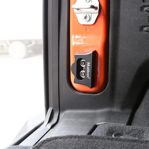 Miniatura 2 de MAIKER Limitador de tope de aluminio para puerta trasera, ruido anormal, reduce el hundimiento de la puerta trasera, compatible con Jeep Wrangler JL