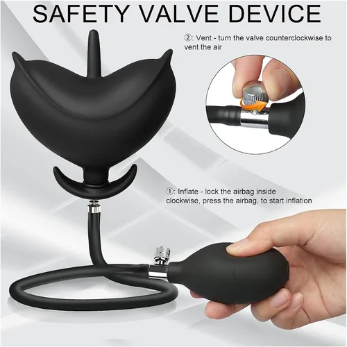 Miniatura 4 de Expand Anal Expand - Tapón anal inflable para entrenamiento, dilatador anal para culo, próstata, juguete sexual para hombres y mujeres (color : 1)