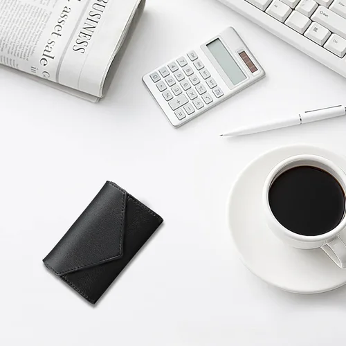 Miniatura 7 de XEYOU Funda para tarjetas de crédito para mujer, tarjetero con bolsillo frontal para mujer