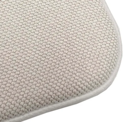 Miniatura 3 de Marina Decoration Cojín grueso y cómodo de espuma viscoelástica para silla, patrón de panal de abeja, goma antideslizante, para asiento trasero, lino