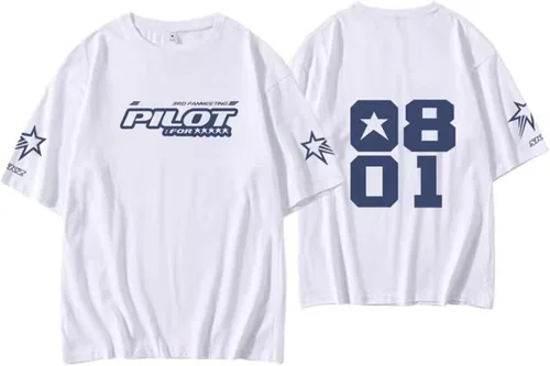 Miniatura 7 de Skz 5 Star Album Merch Shirt Felix Jisung Hyunjin Minho Bangchan Changbin Concerts Tee Rockstar 8th Tops
