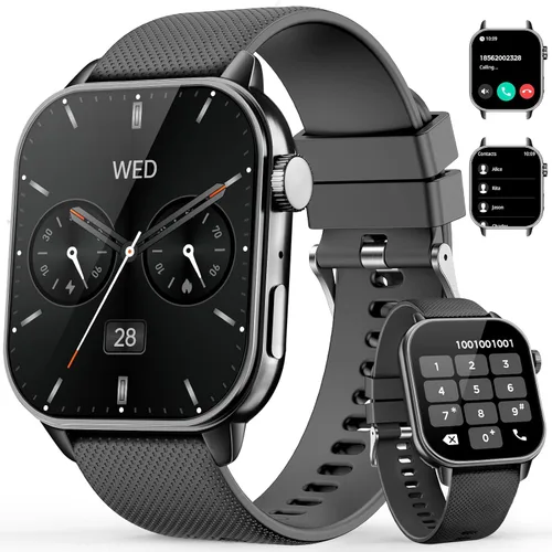 Miniatura 11 de Reloj inteligente para hombres y mujeres, 1.85 pulgadas AMOLED HD reloj de fitness con más de 120 modos deportivos, llamada Bluetooth, frecuencia