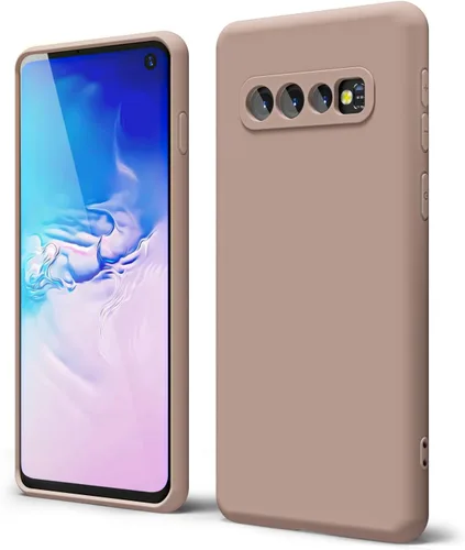 Miniatura 310 de oakxco Funda para teléfono Samsung Galaxy S21 Ultra con agarre de silicona líquida, bonita funda delgada y delgada de goma suave de TPU lisa