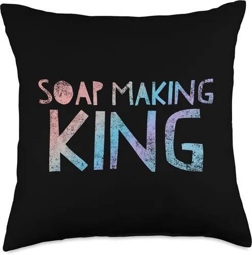 Miniatura 4 de Soap Making King - Proud Soap Maker Almohada de tiro 16x16, multicolor