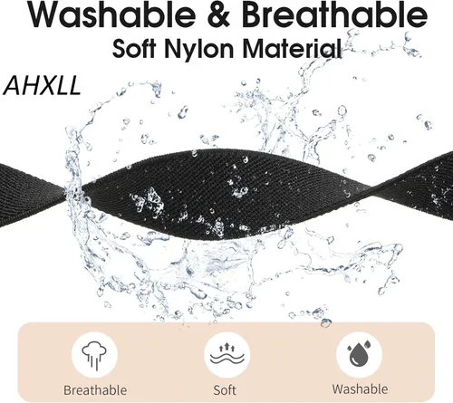 Miniatura 2 de Paquete de 2 correas de nailon para reloj inteligente compatibles con Samsung Galaxy Watch 7/6/5/4 1.732 in 1.575 in/Galaxy Watch FE/Watch 6 4