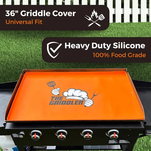 Miniatura 2 de Alfombrilla de silicona para parrilla Blackstone, ajuste universal para todas las planchas de 36 pulgadas Cubierta 100% silicona de grado