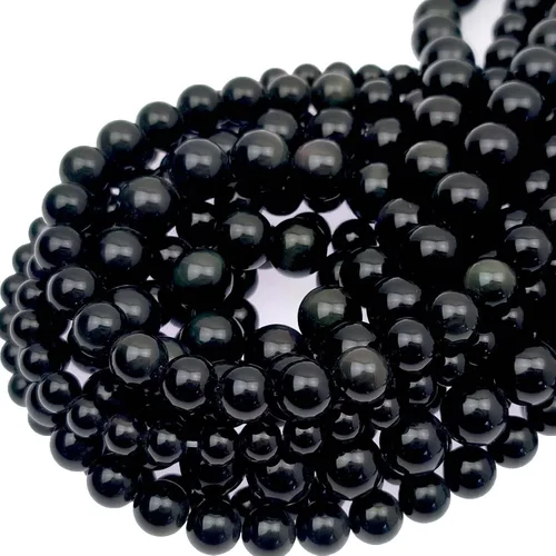 Miniatura 11 de Cuentas redondas naturales de aguamarina púrpura de 0.394 in materiales de bricolaje pulsera, collar, aretes, fabricación de cuentas de ágata