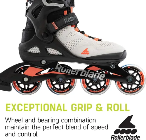 Miniatura 4 de Rollerblade Macroblade 80 - Patines en línea para adultos, para fitness, para mujer, patines Performance GRIS GLACIAR/CORAL