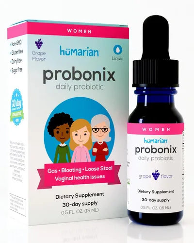 probonix # 1 líquido Probiotico gotas – Ideal para la hinchazón, Gas, estreñimiento, el SII, Colitis ulcerosa, diverticulitis, Lactosa Intolerancia,