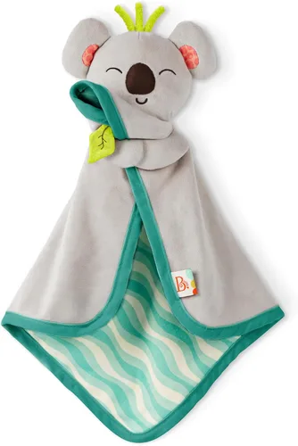 Miniatura 9 de B. toys – Manta de seguridad Baby Bunny con tela de felpa suave – Manta sensorial de confort con área crujiente para recién nacidos y bebés