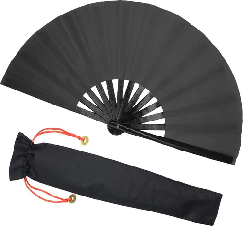 Miniatura 16 de Zolee - Abanico grande rave con sonido para baile en línea - Abanico plegable de mano con botas en el suelo y efecto pop - para EDM, festival
