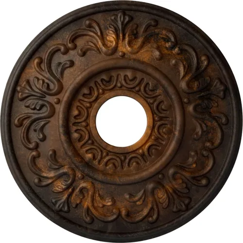 Miniatura 62 de Ekena Millwork CM18VLFCS Medallón de Techo de Valeta, Cobre Flash