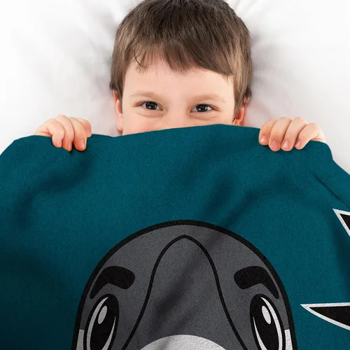 Miniatura 37 de Sleep Squad Anaheim Ducks Wild Wing Mascot - Manta de felpa Raschel de 60 x 80 pulgadas, una manta de mascota de la NHL