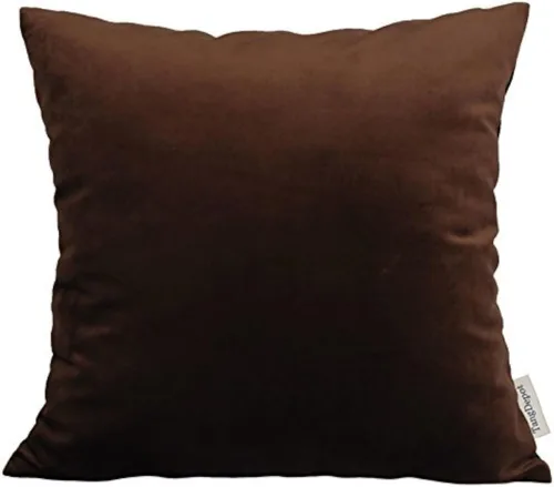 Miniatura 37 de TangDepot - Funda de almohada lisa de terciopelo, funda de cojín supersuave de lujo, muchas opciones de colores y tamaños