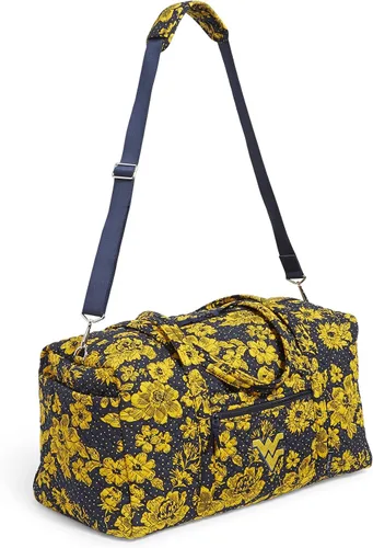 Miniatura 3 de Vera Bradley Women's Cotton Collegiate Large Travel Duffle Bag (Multiple Teams Available)