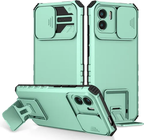 Miniatura 45 de Funda compatible con Xiaomi Redmi Note 12 Pro 4G Dimensional Soporte Ventana Deslizante Teléfono Móvil Funda Protectora a Prueba de Golpes Funda