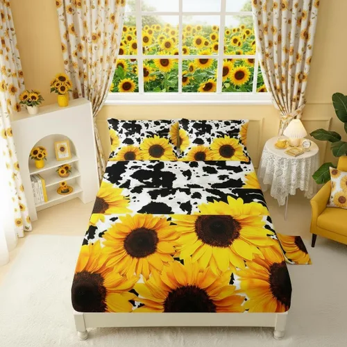 Miniatura 35 de QOOMO Ropa de cama Kawaii Axolotl para niños y niñas, diseño de flor de cerezo rosa, juego de ropa de cama súper suave para niños, con estrellas